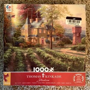 Thomas Kinkade Autumn Cottage Puzzle 1000 Pieces